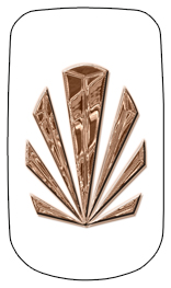 DAROYAL 602 BZ WT Bronze Sunburst White Background copy